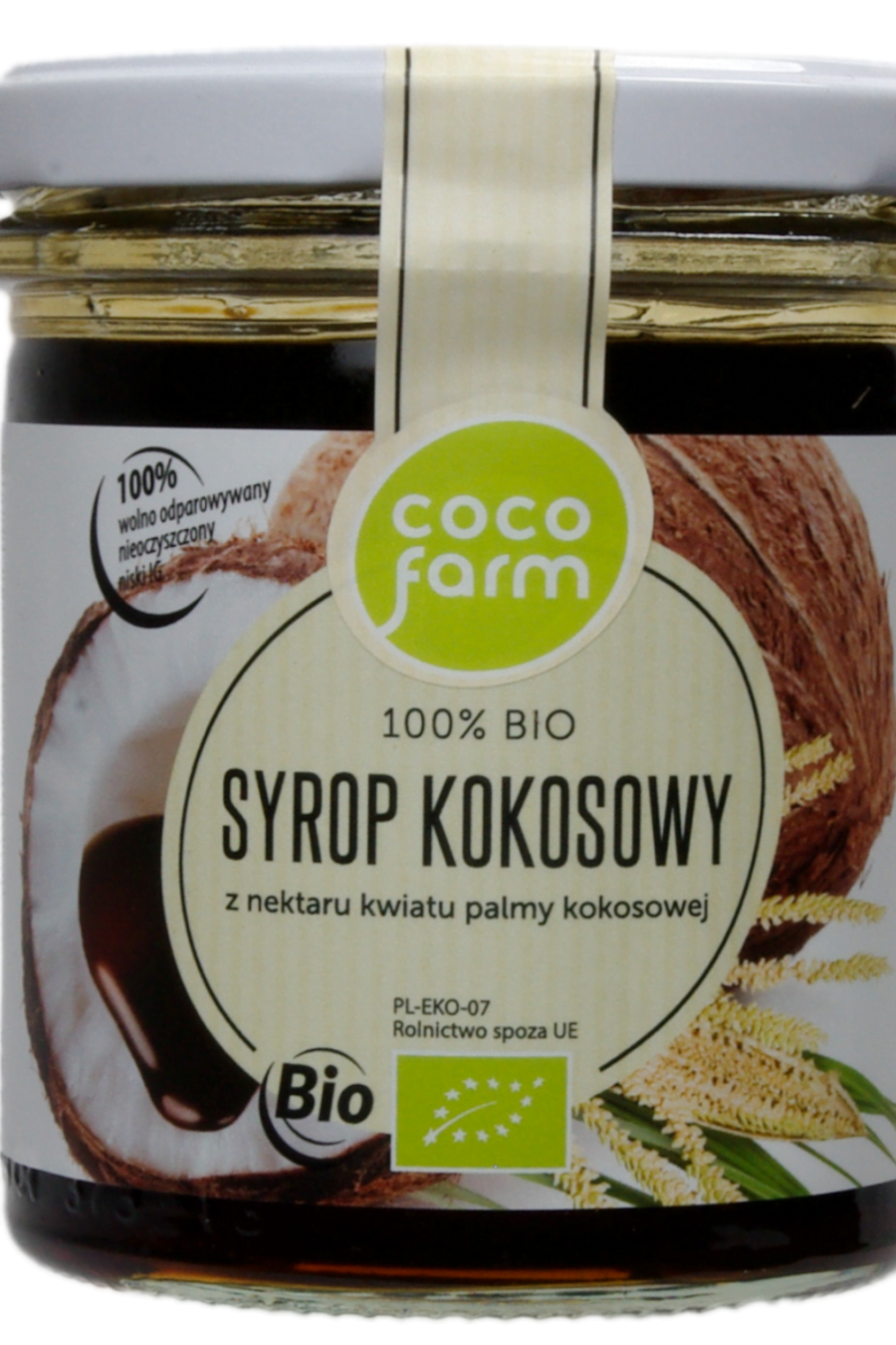 Coco Farm BIO 100% BIO kokosų sirupas 400g