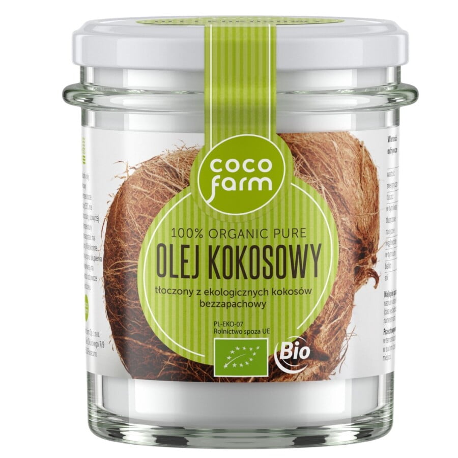 Coco Farm BIO - kokosų aliejus 100% Organic Pure 260ml (240g)