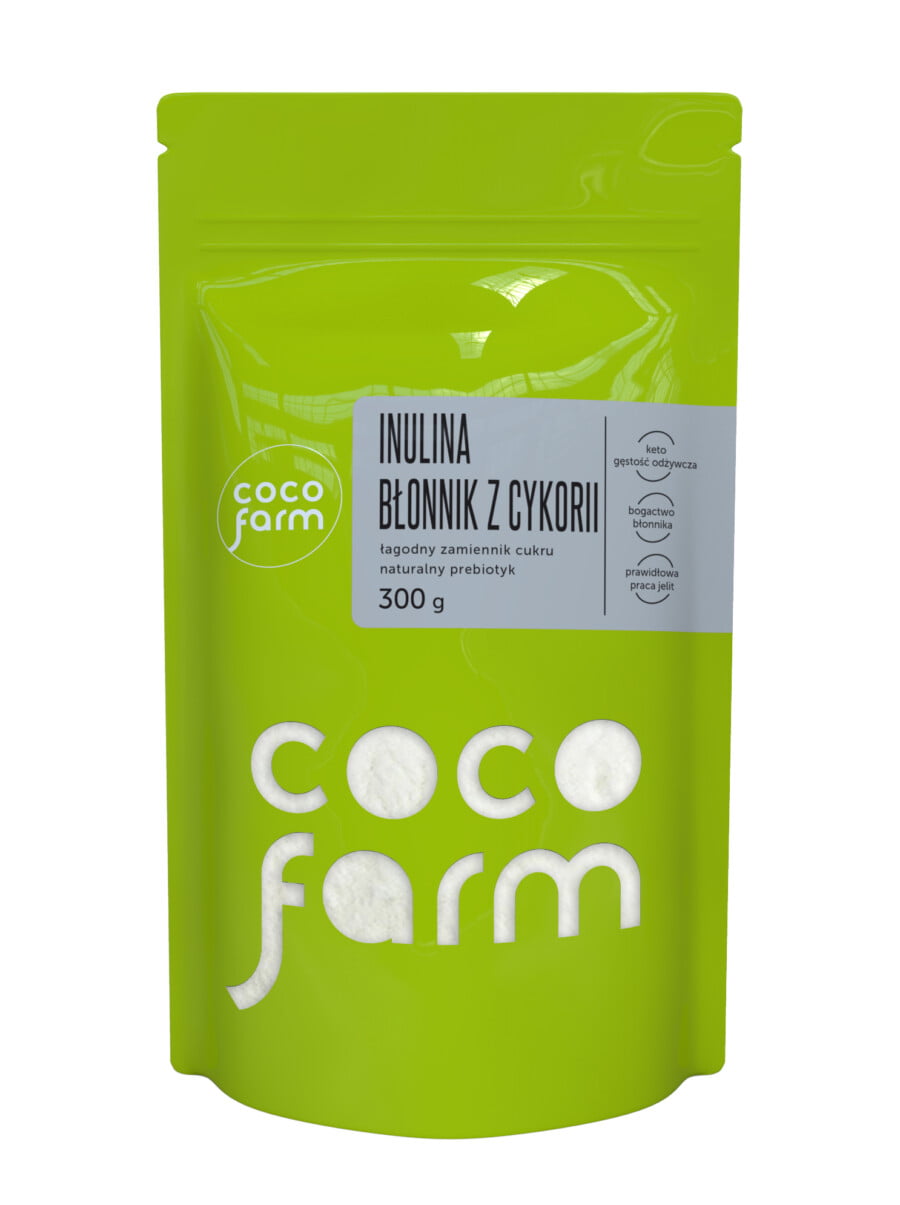 Coco Farm Inulino cikorijos skaidulų švelnus cukraus pakaitalas 300g