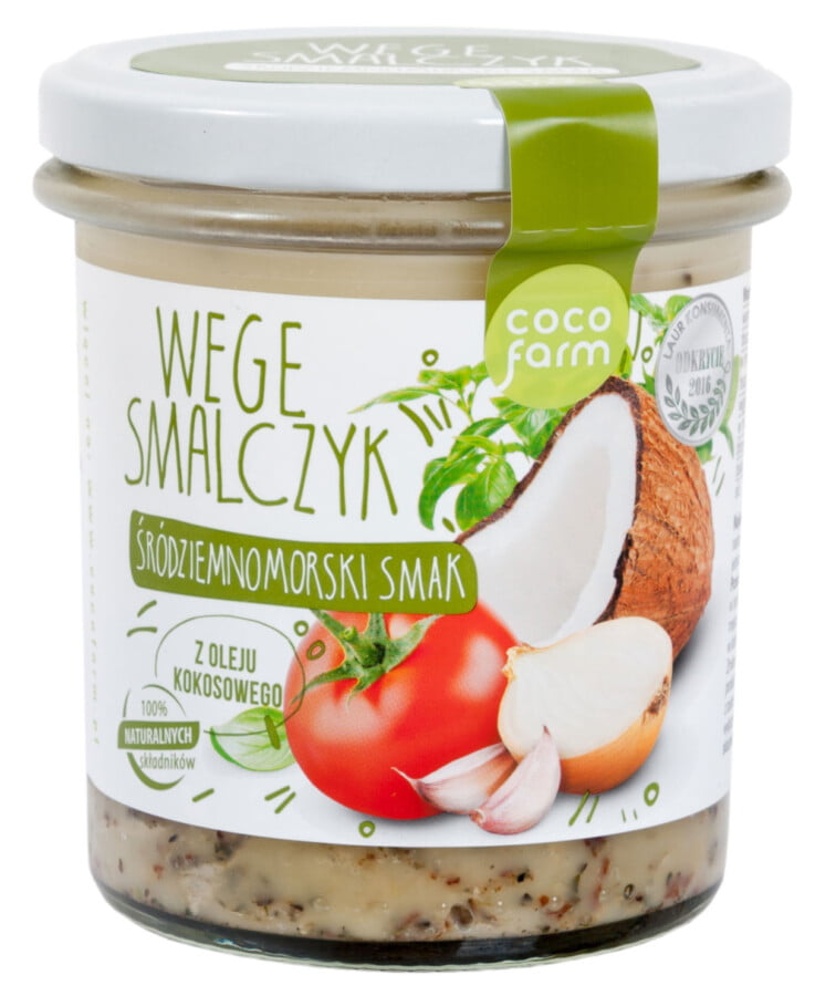 Coco Farm veganiška Viduržemio jūros skonio užtepėlė 260 g